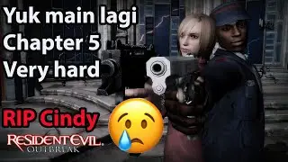 Rip Cindy  | Resident Evil: Outbreak Chapter 5 Very Hard - Split screen CO-OP Gameplay