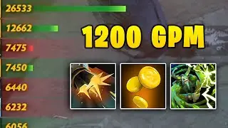 1200 GPM FAST FARM EASY GAME | Dota 2 Ability Draft