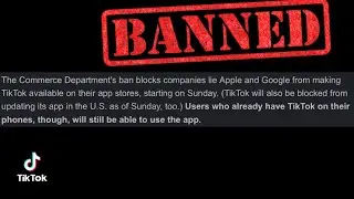 The last day before TikTok is banned (false rumor) (it&rsquo;s confirmed that it&rsquo;s not true)
