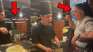Entitled Woman Gets MAD at Hibachi Chef For HONORING KOBE BRYANT!