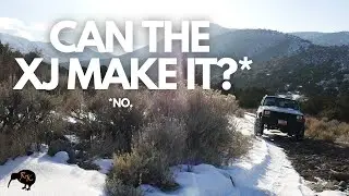 JEEP CHEROKEE ASMR | XJ | Tintic Mining District | Snow Trails | Eureka Utah | Relaxing Sounds |