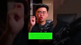 Jangan bagi otak lu ke beberapa ide #TimothyRonald #mindsetsukses