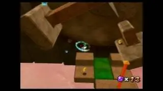 Super Mario Galaxy 2 Wii - Clockwork Ruins Galaxy - The Ledge Hammer Trap