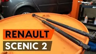 How to change gas struts / tailgate struts on&nbsp;RENAULT SCENIC 2 (JM) [TUTORIAL AUTODOC]