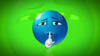 Blue Troll Face 🎭 Emoji | Copyright free 🆓 | Green Screen New Troll Face | Blue Troll 🤬