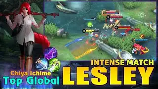 INTENSE MATCH! Lesley Best Build 2022 Top Global Lesley ~ Mobile Legends