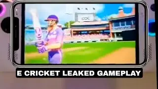 E cricket LEAKED gameplay full review 😱||unreal engine 5 🔥 realistic animation, crowd and many more