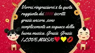 2000 iscritti  I LOVE YOU  💛💛💛💜💜💜💙💙💙