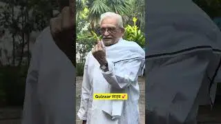 Legendary poet Gulzar sahab spotted ✨ #Gulzar #shorts