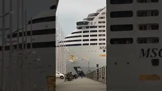 MSC World Europa is a whole city at sea ✨ Witness her grand entrance in Genova