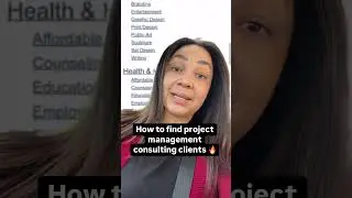 How to find PM consulting clients and opportunities 🔥#projectmanagement #projectmanager #pmp