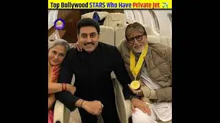 Top Bollywood Actors Who Have Private Jet ✈️ #shorts #bollyicon