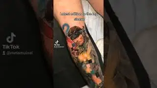 #solidsnake #ff7cloudstrife #ff7sephiroth #zeldalink #gamertattoo #shorts