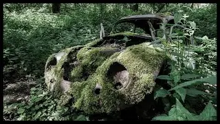Exploring Abandoned Cars In The Forest (Secret Location)