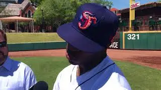Jacksonville Jumbo Shrimp Media Day 2018: Monte Harrison
