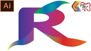 Adobe illustrator simple tutorial font creative Logo 3D