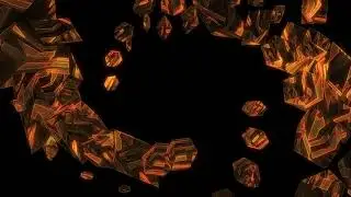 amber background video effect // overlay footage // free download