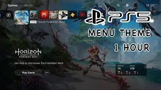 PS5's Menu Theme Soundtrack - Extended [1 Hour Loop] | Horizon Forbidden West