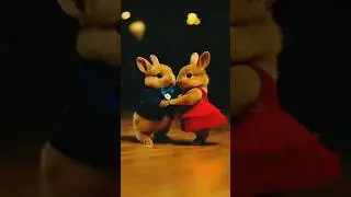 New Year Rabbits dance #cute #viral