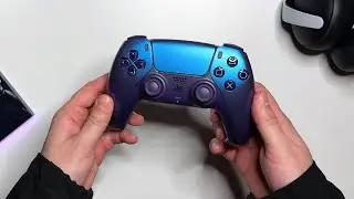 Распаковка контроллера Chroma Indigo для PlayStation 5
