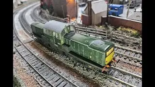 Heljan 00 Class 17 D8568, improved  headcode lights and sound