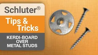 KERDI-BOARD over Metal Studs