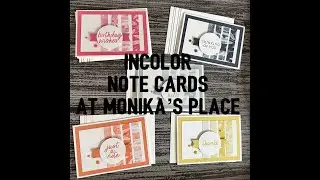 Stampin' Up! 2025-2027 InColor Notecards