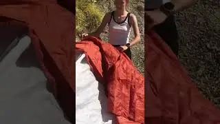 🔥 YOUNG GIRL SOLO ASMR CAMPING ✨- RELAXING IN THE TENT WITH THE SOUND OF NATURE - ASMR