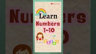 1-10 Numbers for toddlers #numbers1to10 #numbers #toddlers  #shorts #shortfeed #shortfeeds #kids