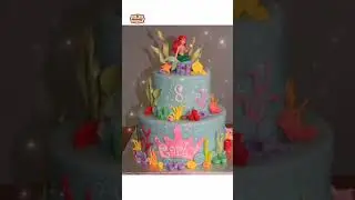 Best Mermaid Cake Designs for birthday party| Sea theme cake #cakedesigns #viral #shorts