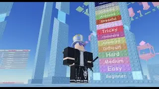 Beating Italic's Difficulty Chart Obby (Beginner-Difficult)