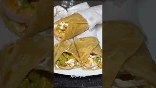 Chicken paratha roll recipe #iqrafoodfusion #iqrafoodfusionrecipes #shorts