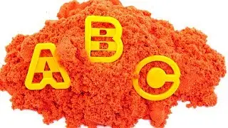 ABC Games for Kids English Alphabet with Magic Sand Kinetic sand ABCDE  Letters with Kinetic Sand
