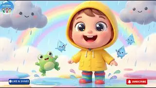 Rain Song for Kids 🌧️ | Animated Weather Song