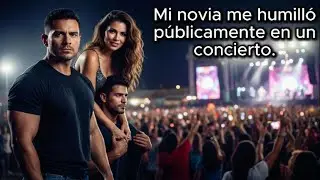 En un concierto, mi novia se subió a los hombros de otro hombre, y riendo......