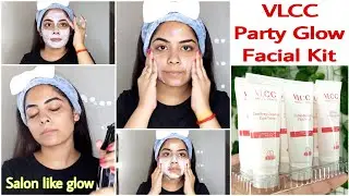 VLCC Party Glow Facial Kit | 6 Easy Steps for salon like Glow at Home | More than 1 time Use 😱