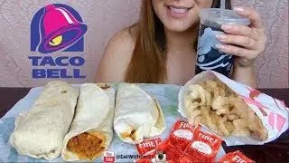 ASMR Tacobell (Whispering) | Eating Sounds | EatWithJas91