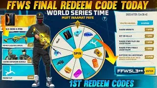 Free Fire FFWS Final Redeem Codes | Free Fire FFWS Final Rewards | FFWS First Redeem Code Free Fire