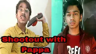 #Shorts | Shootout with Pappa | Vicky Malhotra Vines | #youtubeshorts