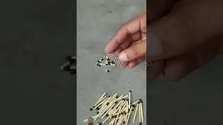No Budget Matchsticks Bomb 🔥🔥 | #ytshorts #shorts #trendingshorts #experiment #diy #crazyxyz