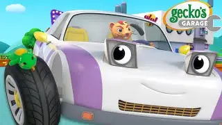 Weasel Steals Teddy | Go Gecko's Garage! | Gecko's Adventures | Kids Cartoons