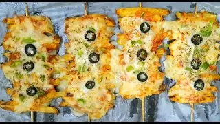 Pizza Fries Sticks (Unique Style) | French Fries Pizza Sticks | Loaded French  Fries Sticks