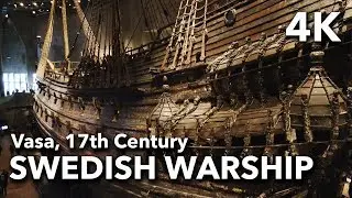 The Vasa Museum - 17th Century Swedish Warship, Stockholm, Sweden | 2017 4K