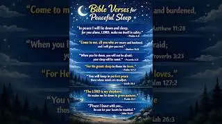 Bible verses for peaceful sleep#psalmsforsleep #sleepsounds #bible