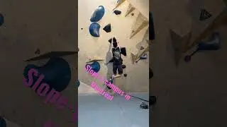 🇨🇦 Nothing but slopers in this not so clean campus at Cafe Bloc in Montr&eacute;al #bouldering #climbing
