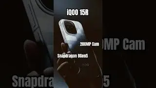 iQOO 15R 🔥 200MP Camera + Snapdragon 8 Gen 5 Beast! #iqoo #shorts #reels #trending