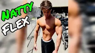 Young Man Flexing Muscles | Aesthetic Bodybuilder Physique Flex Posing