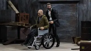 MARVEL LEGENDS LOGAN MOVIE 2-PACK LOGAN & CHARLES (HASBRO PULSECON EXCLUSIVE) ACTION FIGURE REVIEW