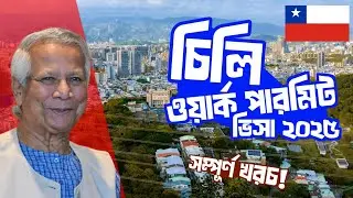 চিলি ওয়ার্ক পারমিট ভিসা খরচ ২০২৫ | Chile Work Visa Cost & Process 2025 | Chile Visa
