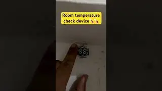 Room temperature 🌡️🌡️check device‼️#room#unboxing #gadgets #funny #shortsviral #shortsfeed #music